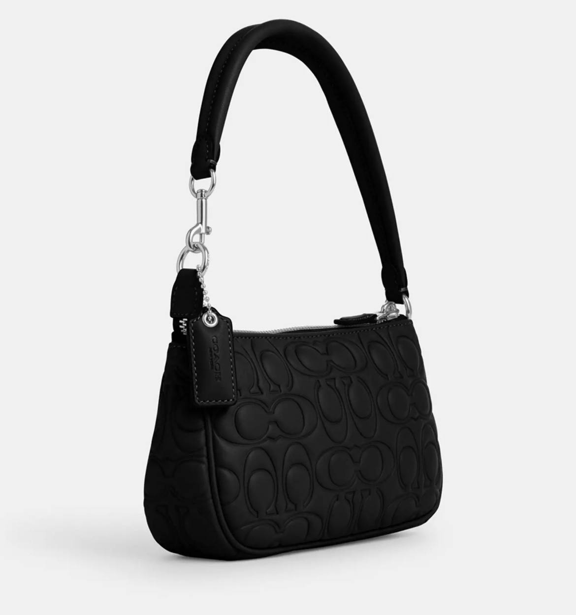 coach nolita 19 in black signature leather - Image 2