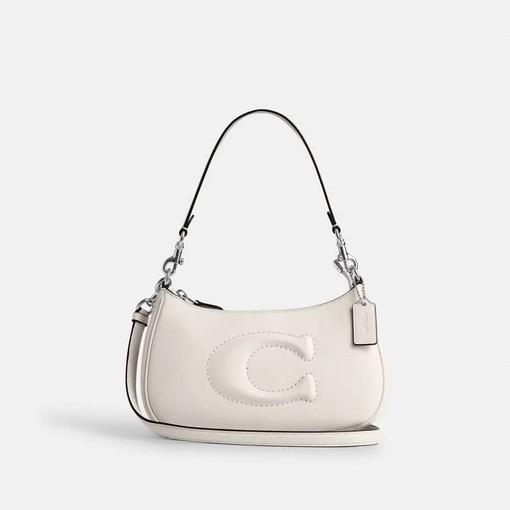 (USA Ready Stock) Coach teri shoulder bag in chalk