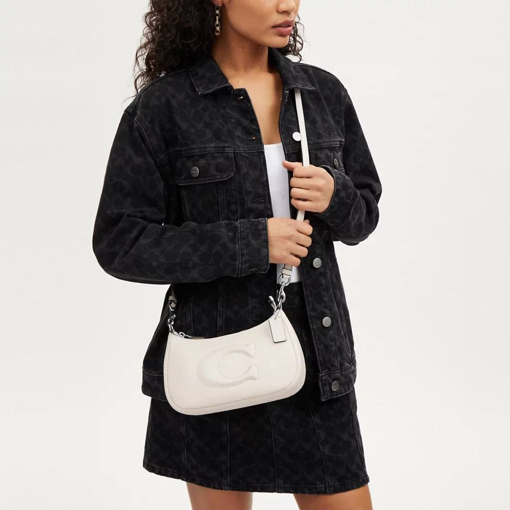 (USA Ready Stock) Coach teri shoulder bag in chalk - Image 4