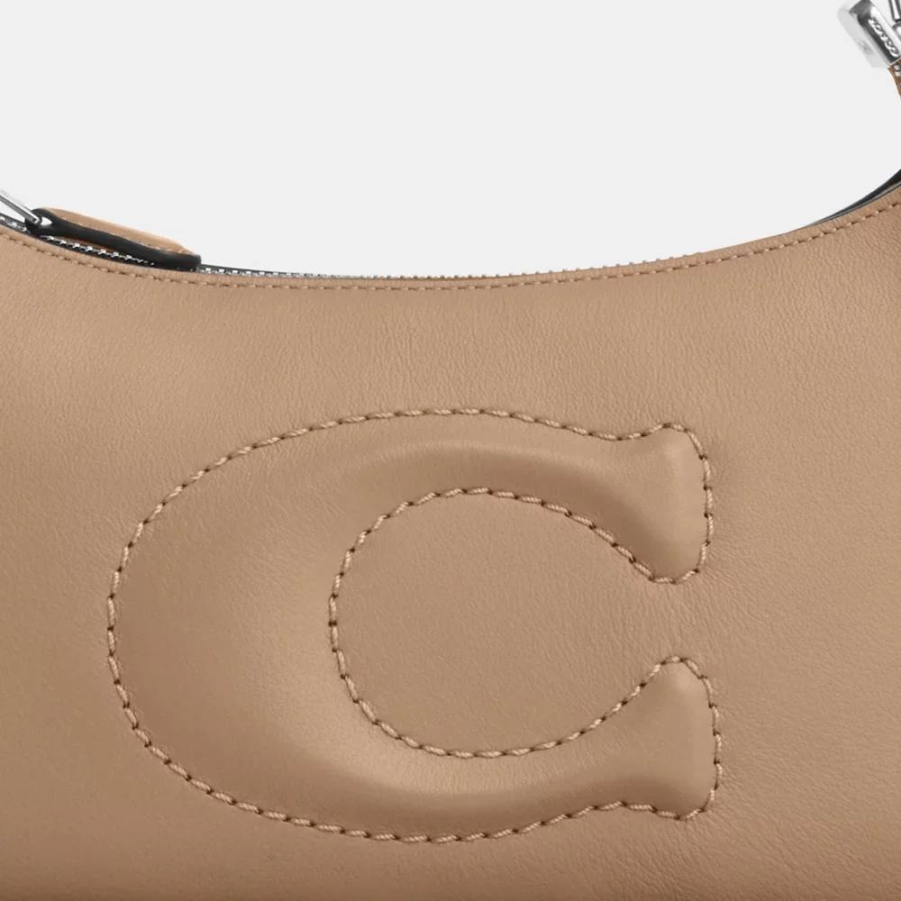 (Pre Order) Coach teri shoulder bag in taupe - Image 5