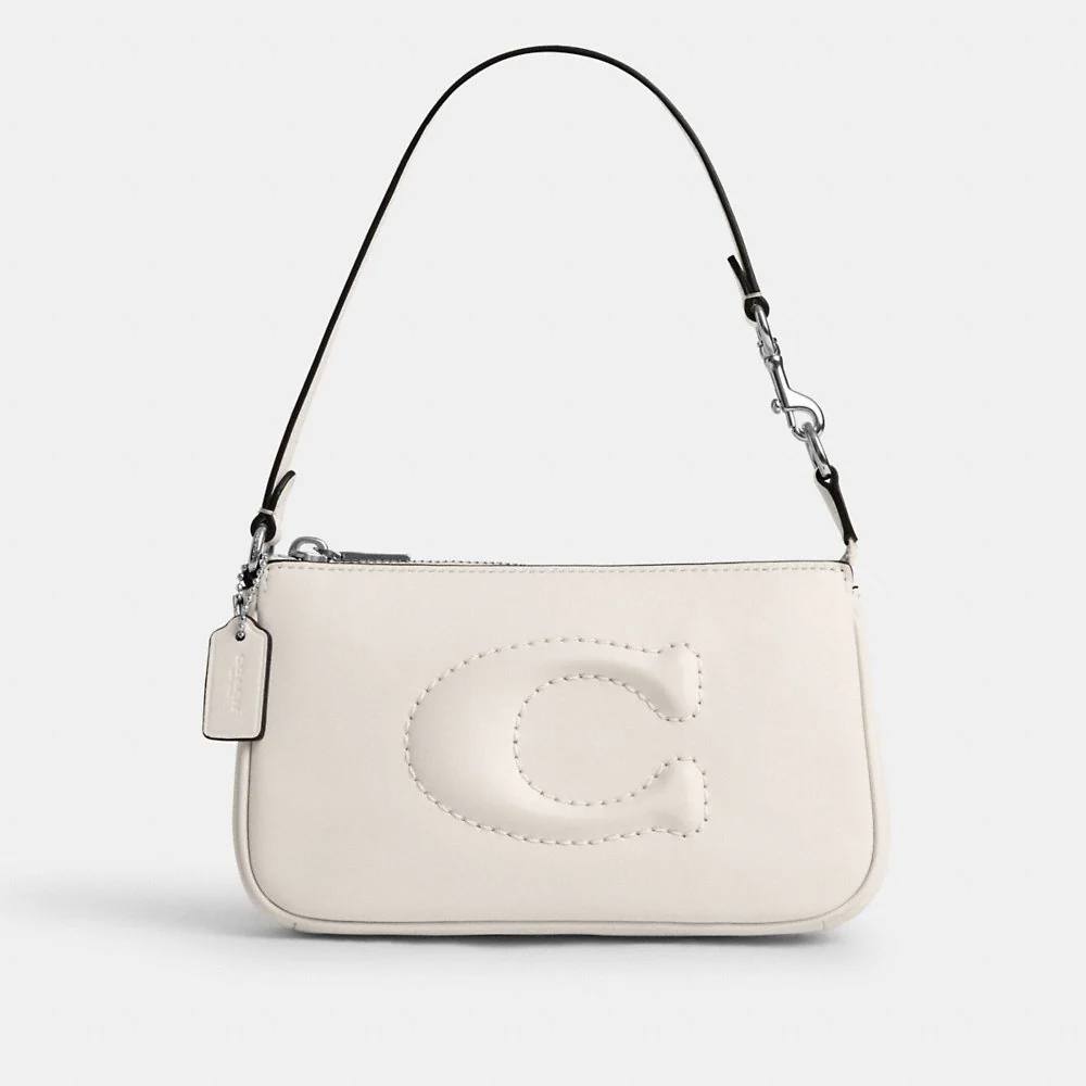 (USA Ready Stock) Coach nolita 19 logo embossed in chalk