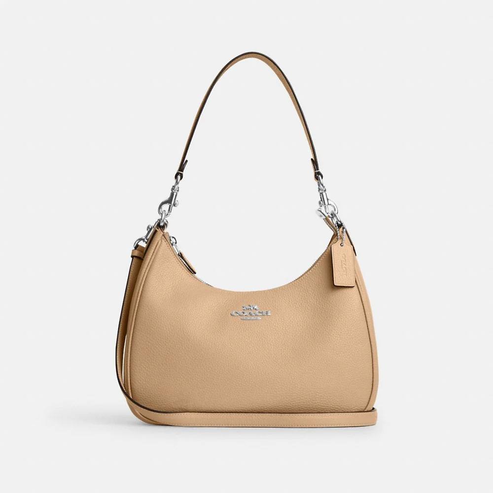 Coach teri hobo in sandy beige