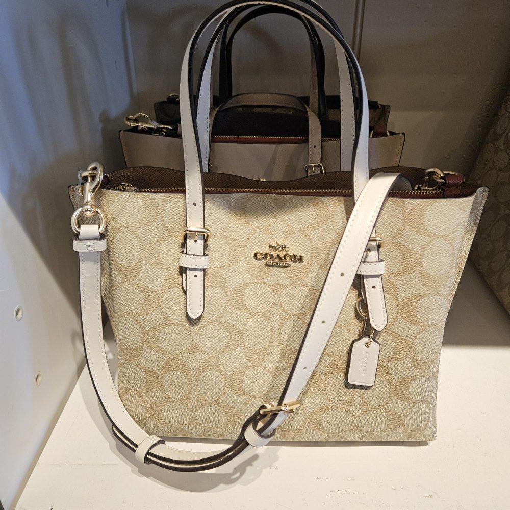 (Pre Order) coach mollie 25 in light khaki chalk