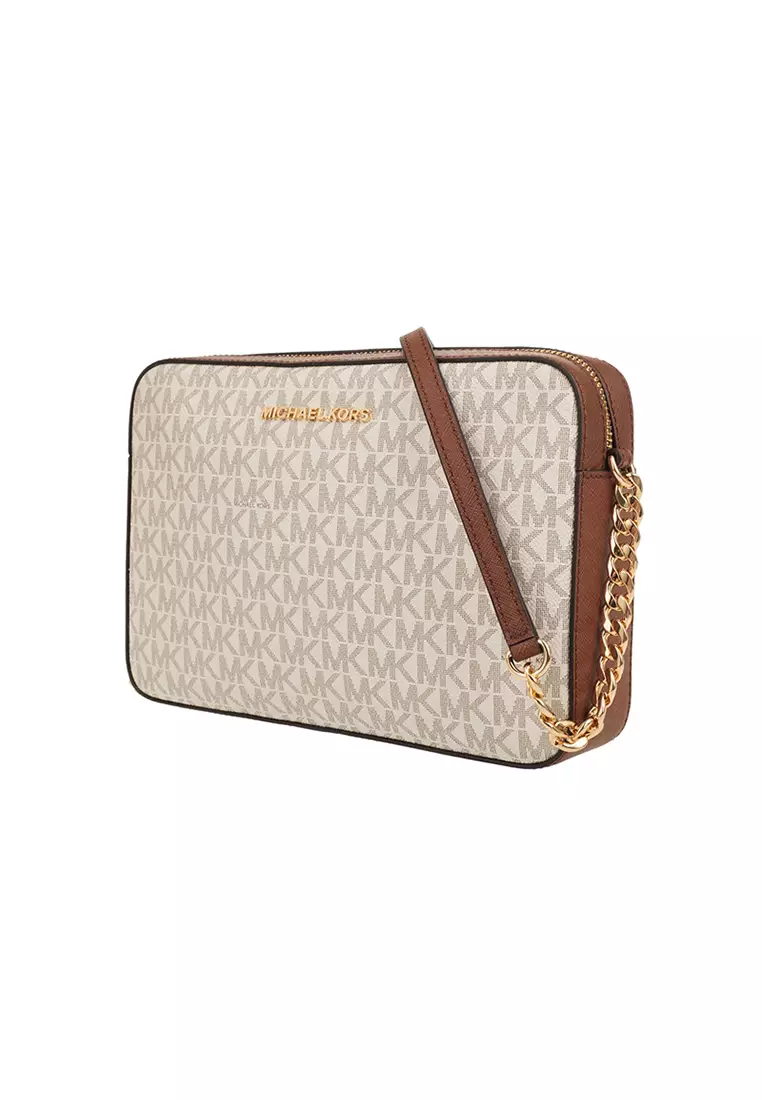 Michael Kors jsi large ew crossbody in signature vanilla - Image 3