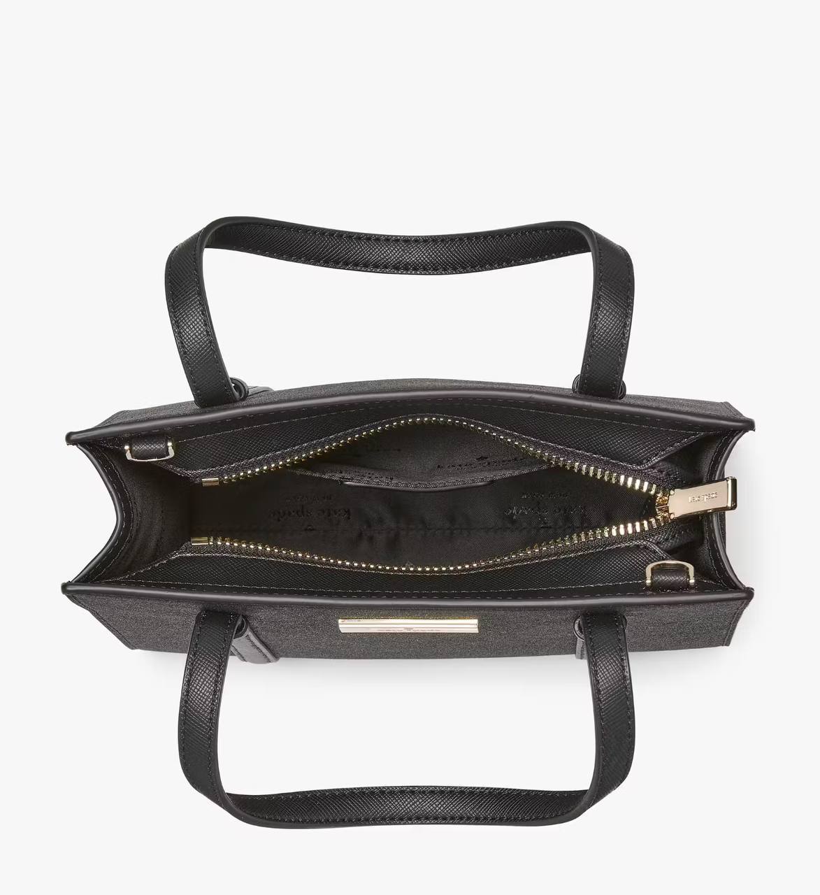 Kate Spade Kenzie Small Tote in Glitter Black - Image 3