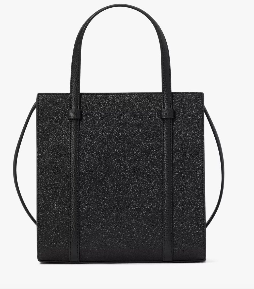 Kate Spade Kenzie Small Tote in Glitter Black - Image 3