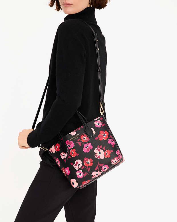 Kate Spade Bleecker Fall Poppies Medium Crossbody Tote - Image 2
