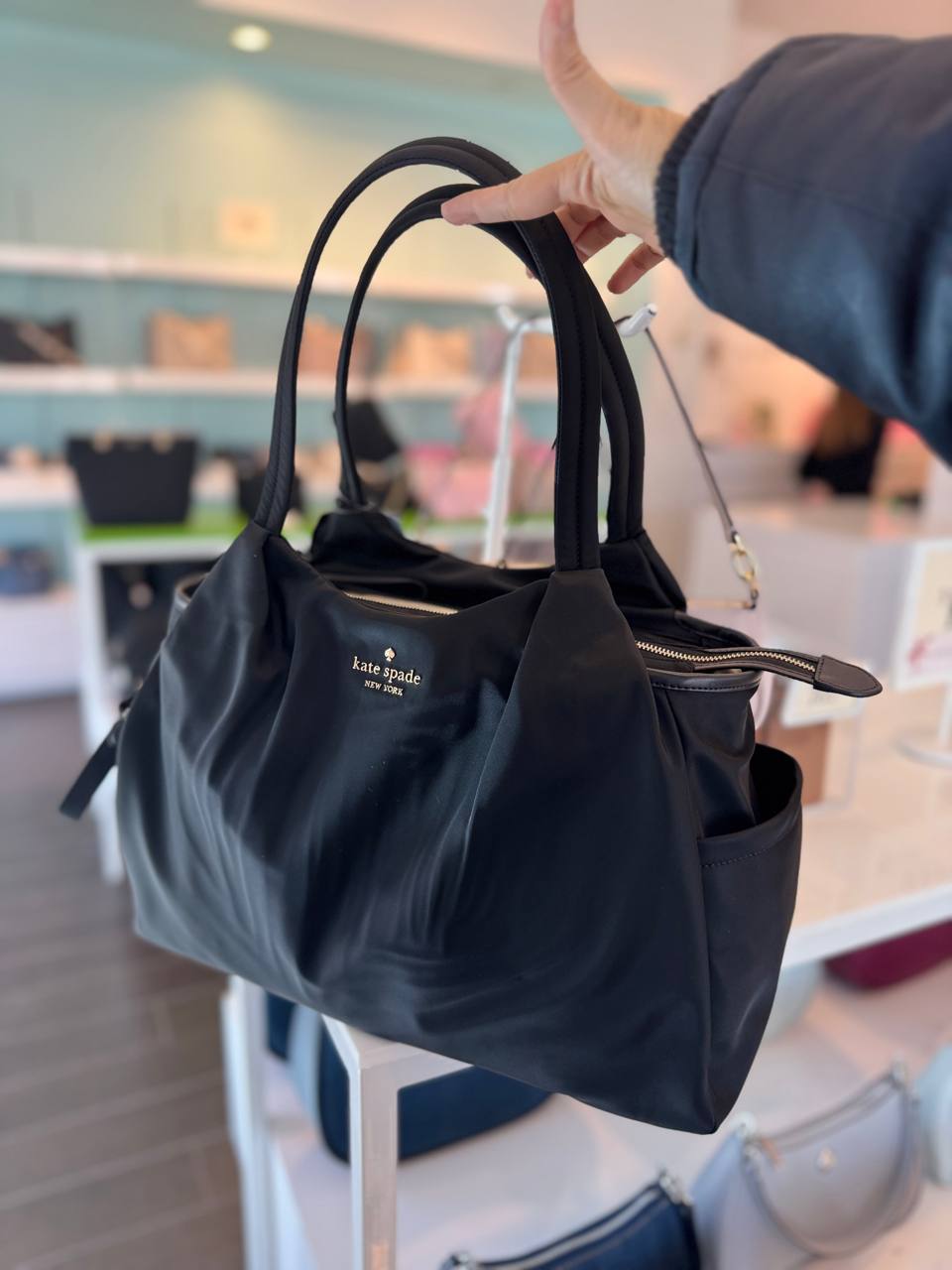 (USA Ready Stock) Kate Spade chelsea large baby bag in black