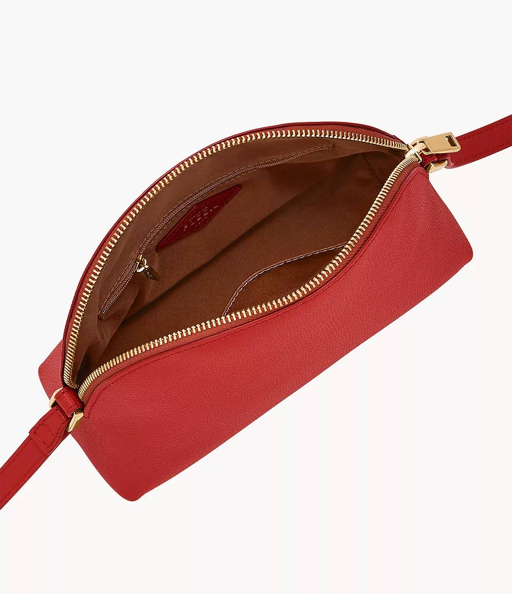 Fossil Bri Crossbody in Garnet - Image 3