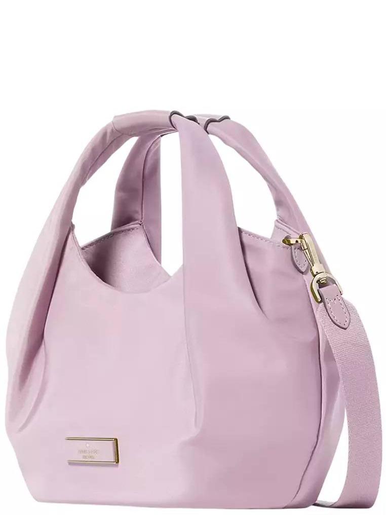 Kate Spade Carter Nylon Small Pleated Crossbody in Lavender Smoke - Image 2