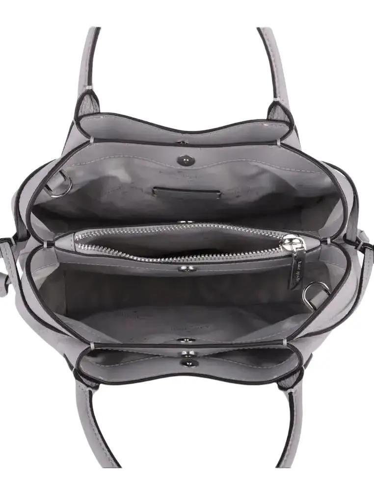 Kate Spade Small Dumpling Satchel in Platinum Grey - Image 4