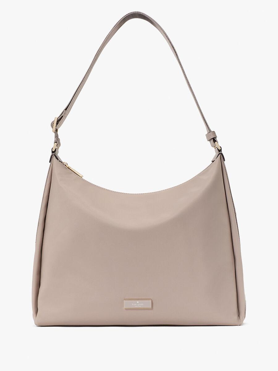 Kate Spade Carter Nylon Large Convertible Crossbody in Cozy Grey