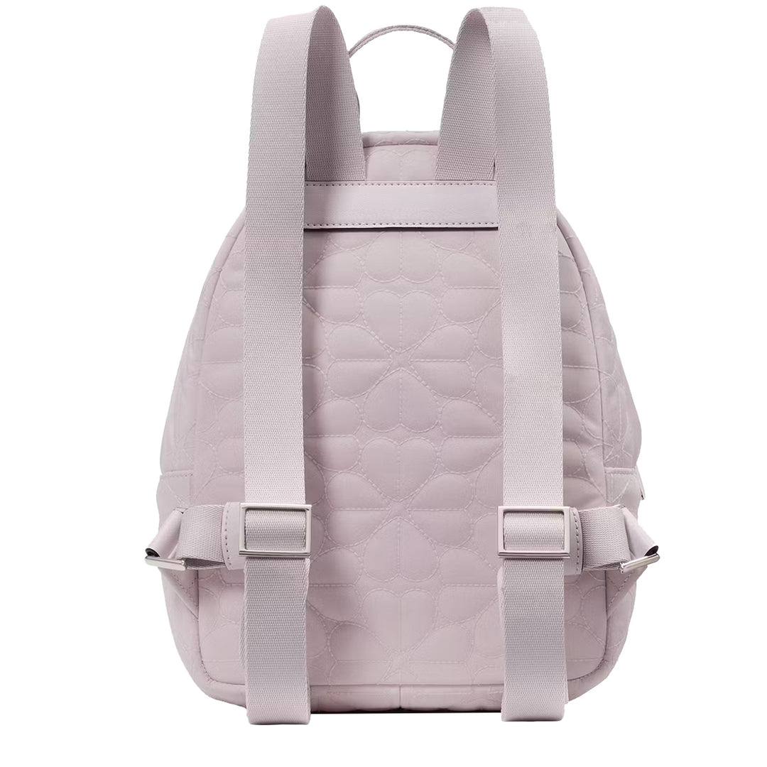 Kate Spade Spade Flower Quilted Fabric Small Backpack Bag in Pale Amethyst KK158 - Image 2