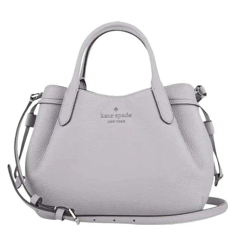 Kate Spade Small Dumpling Satchel in Platinum Grey