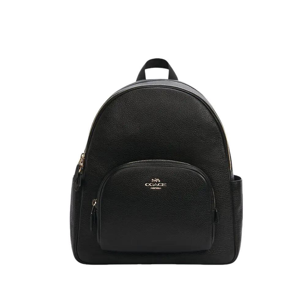 Coach Court Medium Backpack In Black