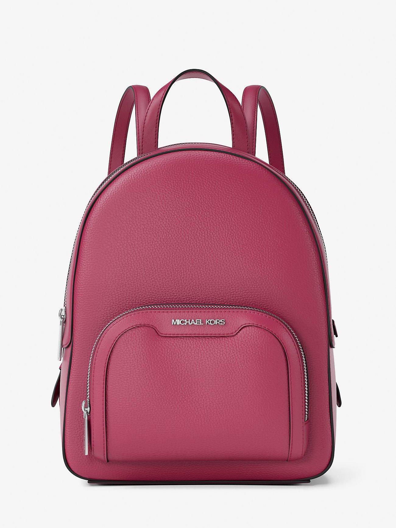 Michael Kors Jaycee Medium Backpack in Dark Raspberry