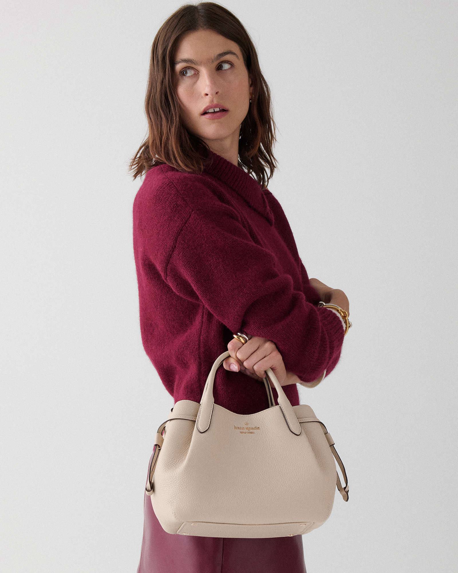 Kate Spade Small Dumpling Satchel in Hay - Image 3