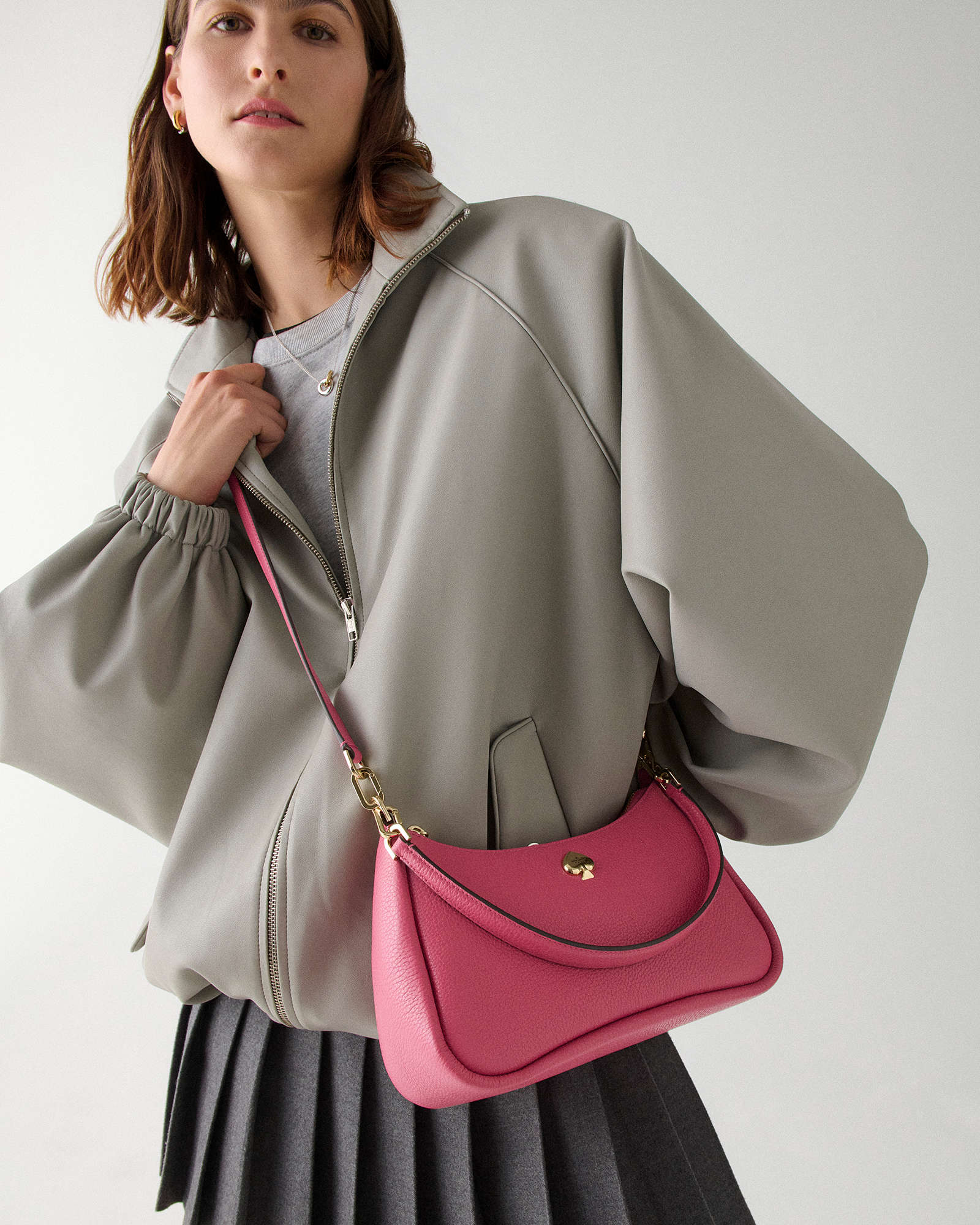 Kate Spade Kayla Small Convertible Shoulder Bag in Rose Oil - Image 4