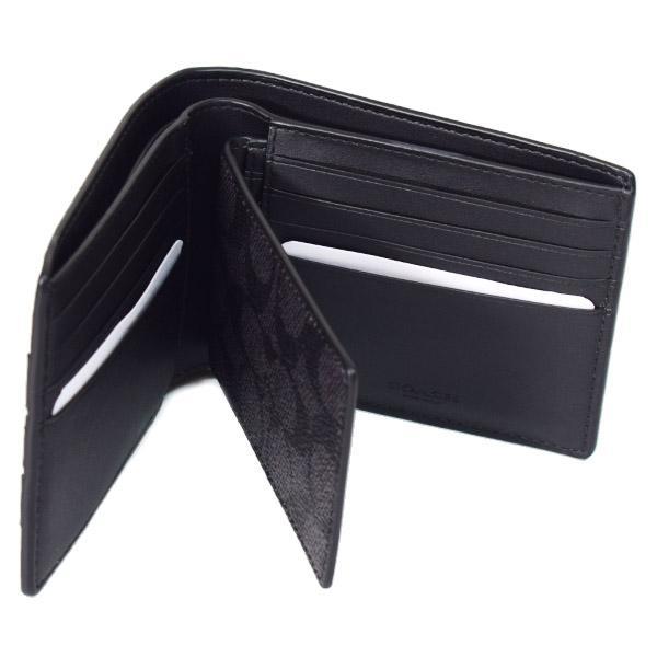 Coach 3 in 1 Signature Varsity Wallet In Charcoal Denim Chalk - Image 4