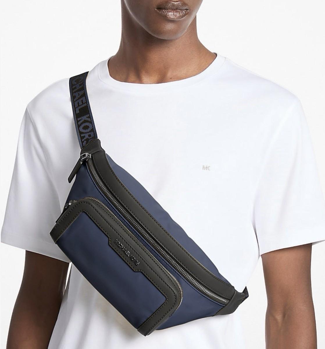 Michael Kors Lautner Utiliy Belt Bag in Navy - Image 4