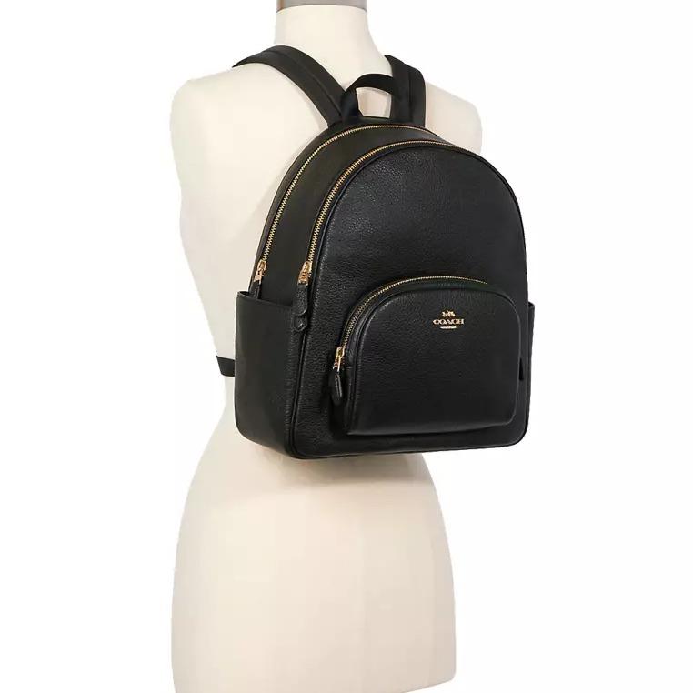 Coach Court Medium Backpack In Black - Image 5