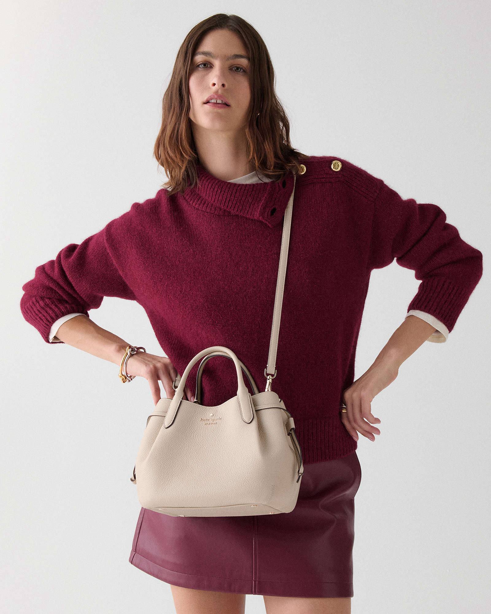 Kate Spade Small Dumpling Satchel in Hay - Image 2