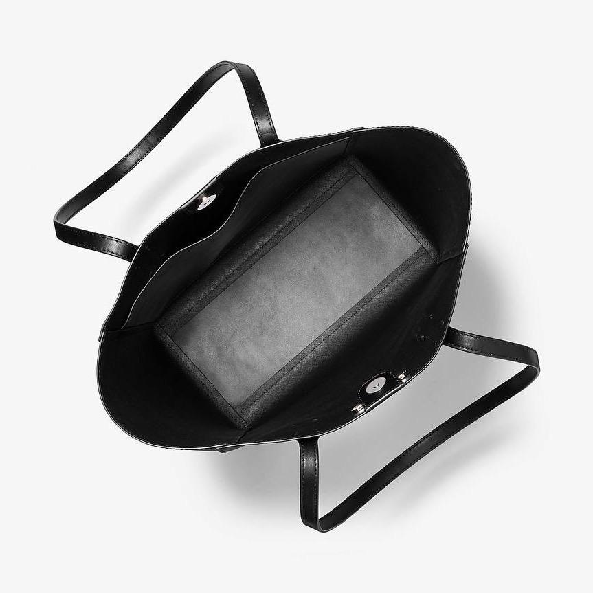 Michael Kors Vincent Large Tote Leather With Card Attach in Black - Image 2