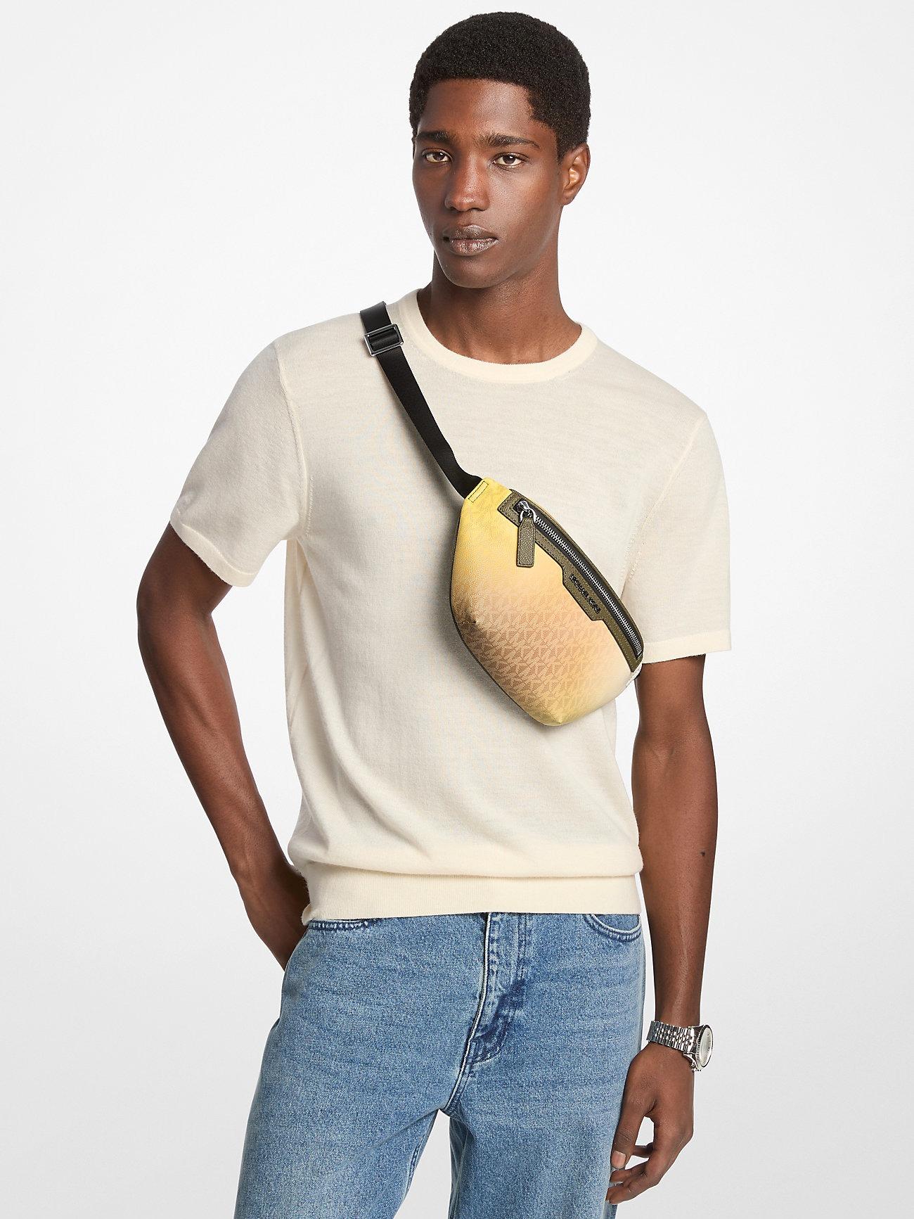 Michael Kors Cooper Mini Belt Bag in Olive Multi - Image 3