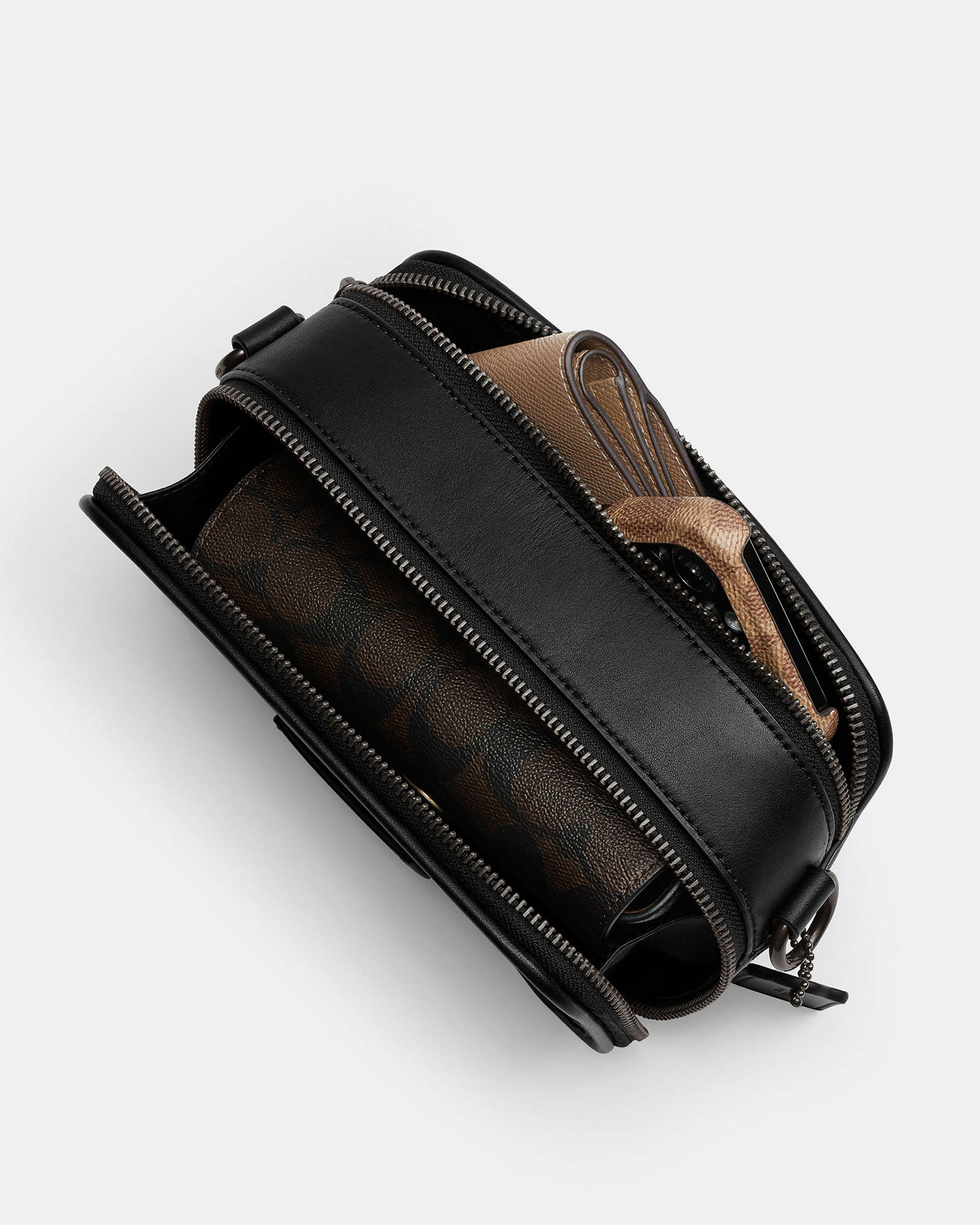 Coach Wyatt Crossbody in Charcoal Black CW365 - Image 3