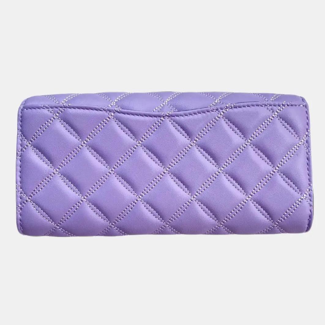 Kate Spade Tinsel Boxed Large Trifold Wallet In Lilac Frost - Image 3