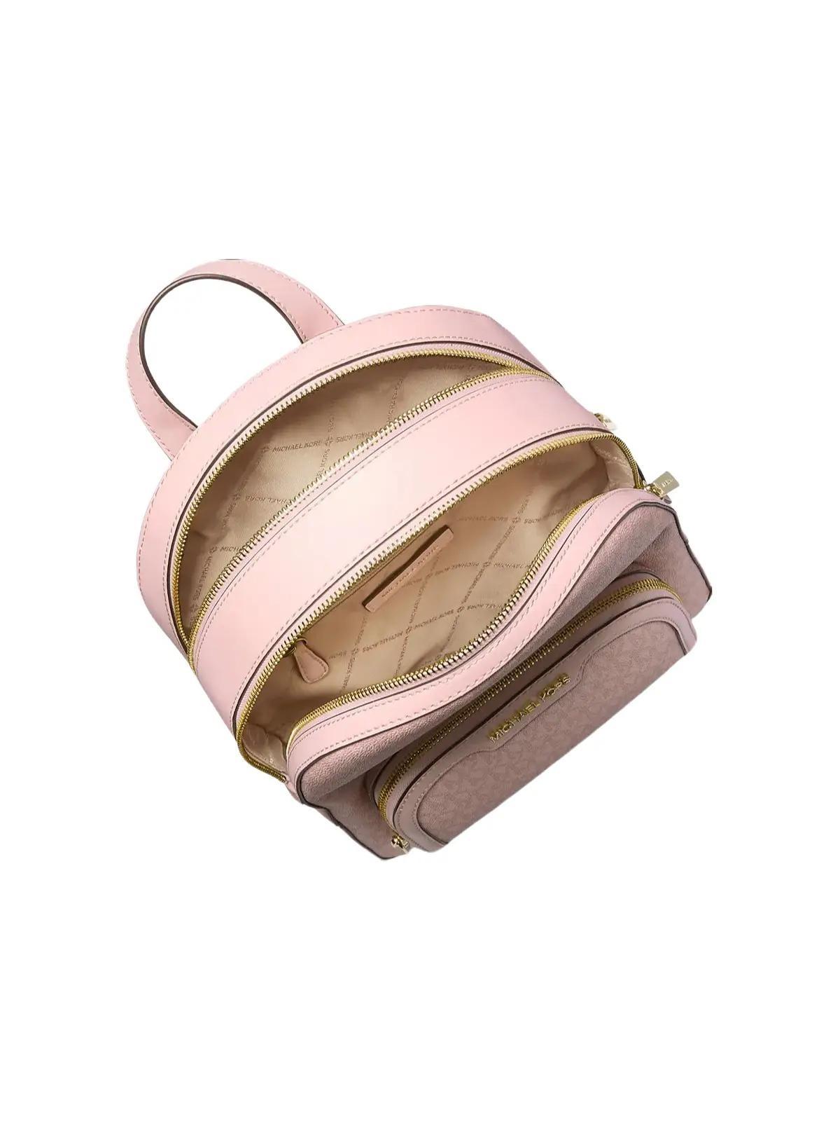 Michael Kors Jaycee Medium Backpack in Powder Blush - Image 2