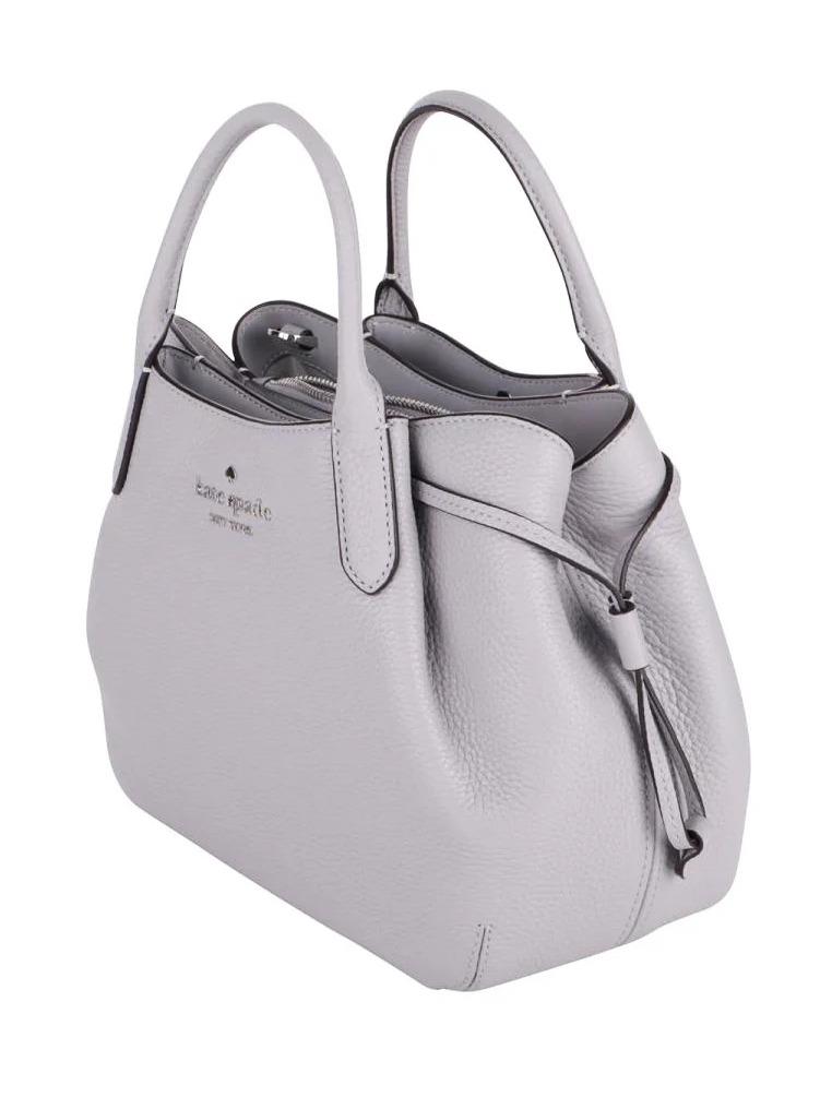 Kate Spade Small Dumpling Satchel in Platinum Grey - Image 3